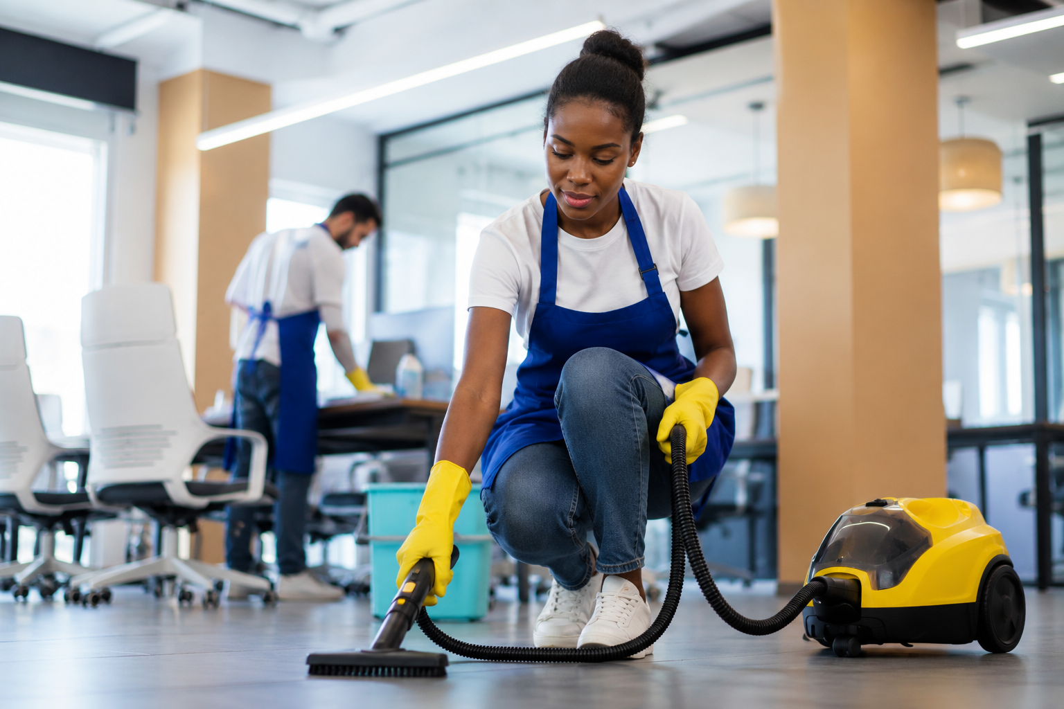 Professional office cleaning service in Florida - clean modern office space